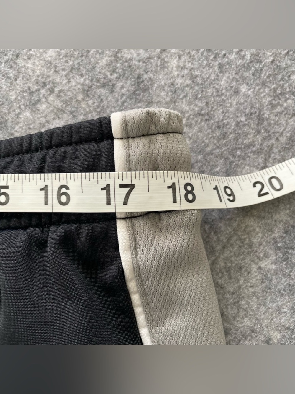 Vintage Nike Track Pants Mens L Black Fleece Lined Ankle Zip Athletic Y2K - Picture 9 of 16